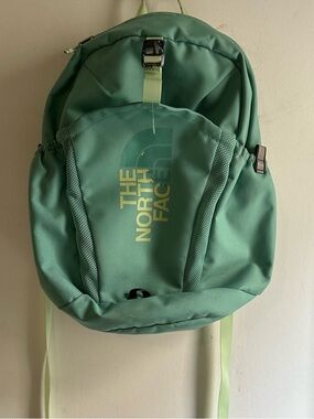 The North Face Backpack Green Youth Daypack Bookbag School Travel Lightweight